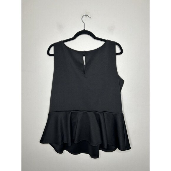 Bijou Bisou Black Yellow Gems Sleeveless Tank Top Formal Business Size XL NWT - Picture 5 of 11